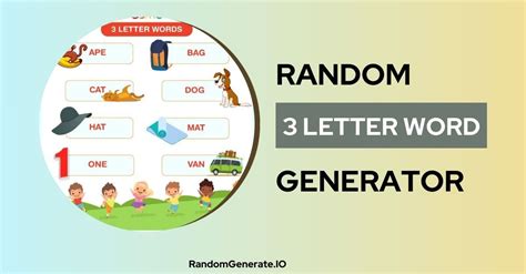 cool 3 letter words|random 3 letter word generator.